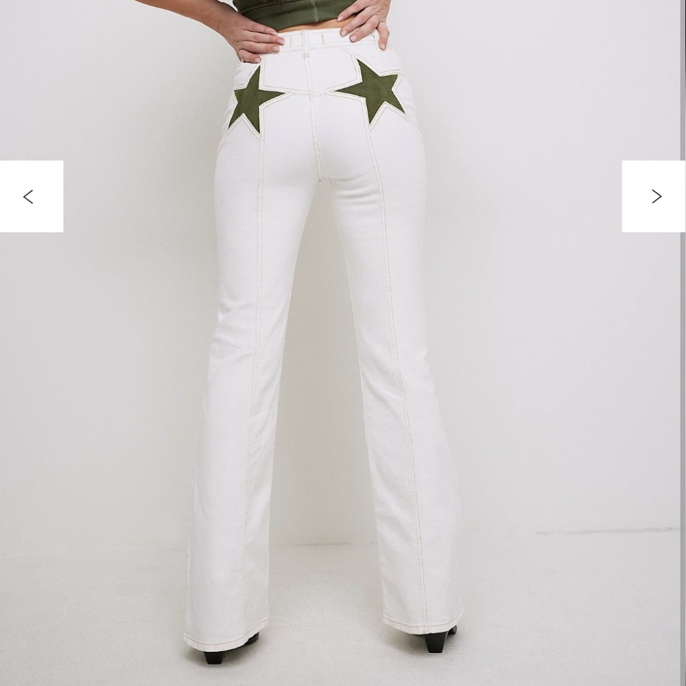 We The Free Free People Women’s Firecracker Flare Jeans Size 32 Boho Rodeo